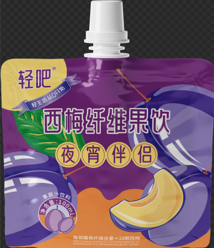 轻吧西梅纤维果饮100ml/袋共7袋