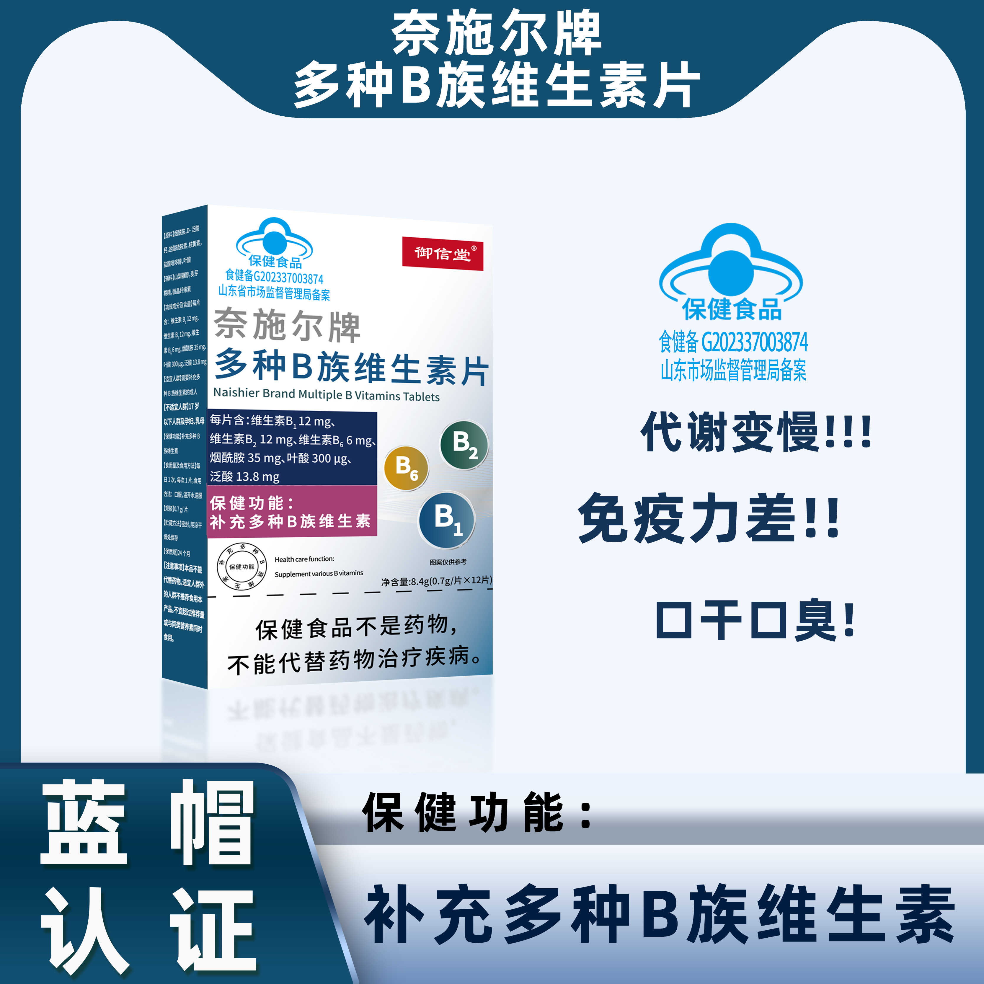 施奈尔牌多种B族维生素片
